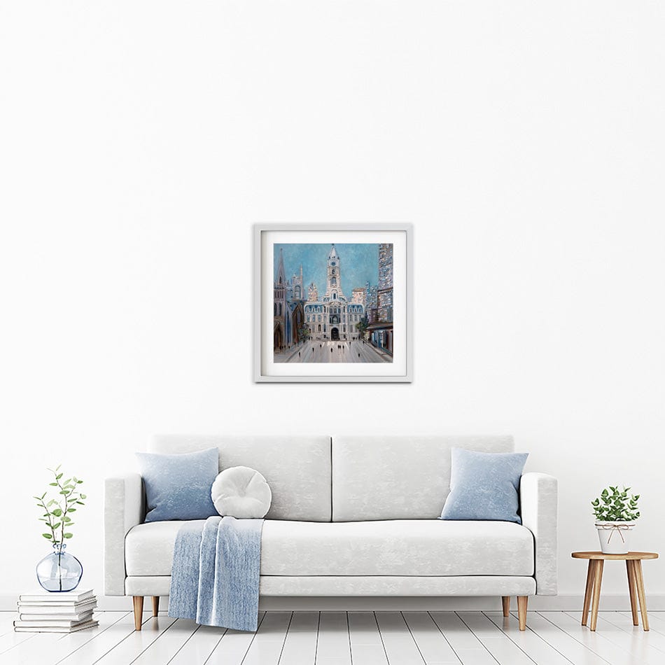 City Hall Philly Framed Art Print wall art product Ekaterina Ermilkina / Independent