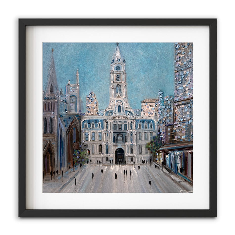 City Hall Philly Framed Art Print wall art product Ekaterina Ermilkina / Independent