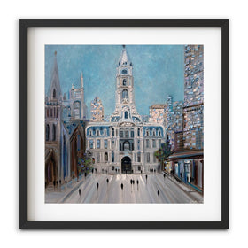 City Hall Philly Framed Art Print wall art product Ekaterina Ermilkina / Independent