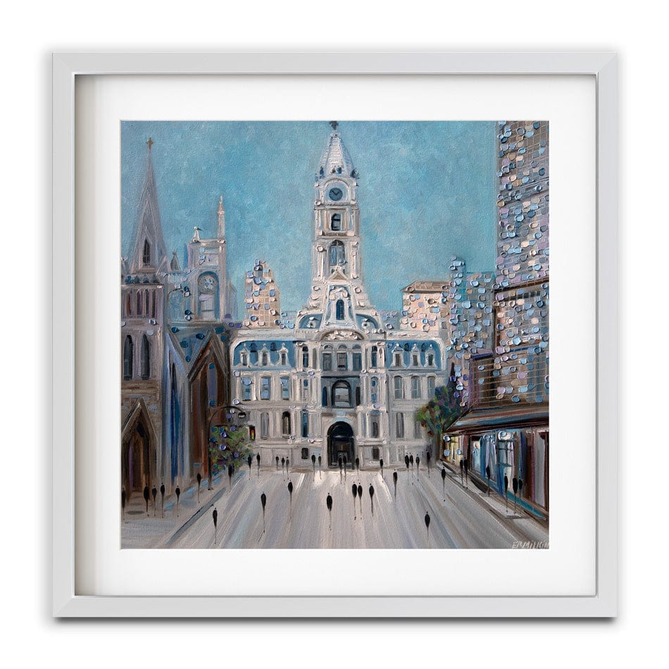 City Hall Philly Framed Art Print wall art product Ekaterina Ermilkina / Independent