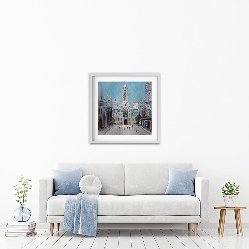 City Hall Philly Framed Art Print wall art product Ekaterina Ermilkina / Independent