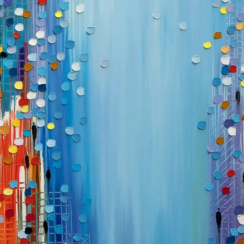 City In Motion Art Print City In Motion Art Print wall art product Ekaterina Ermilkina
