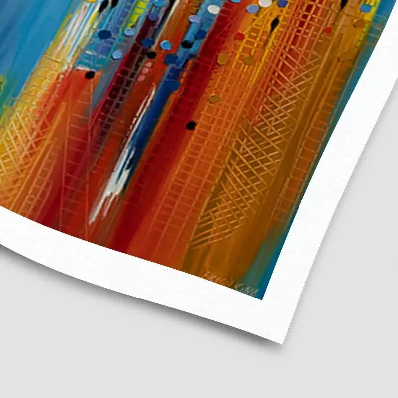 City In Motion Art Print City In Motion Art Print wall art product Ekaterina Ermilkina