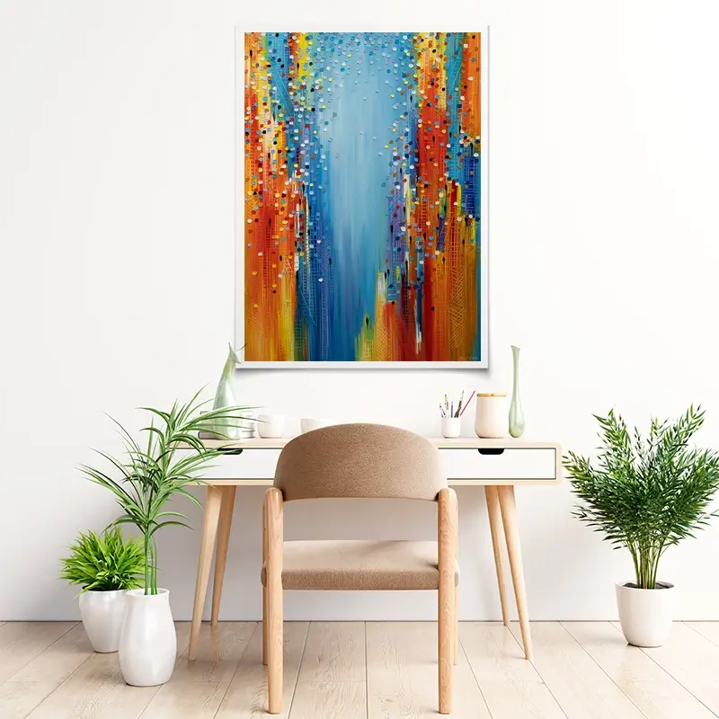 City In Motion Art Print City In Motion Art Print wall art product Ekaterina Ermilkina