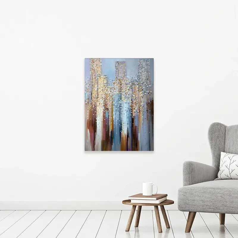 City In The Clouds Canvas Print City In The Clouds Canvas Print wall art product Ekaterina Ermilkina