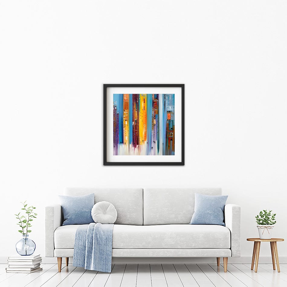 City Inspiration Framed Art Print wall art product Ekaterina Ermilkina / Independent