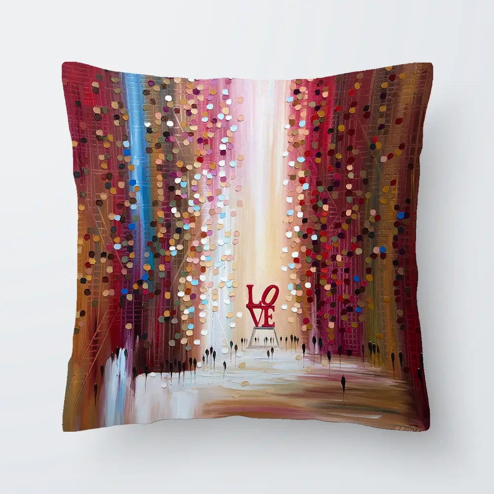 City Love Cushion City Love Cushion wall art product Ekaterina Ermilkina