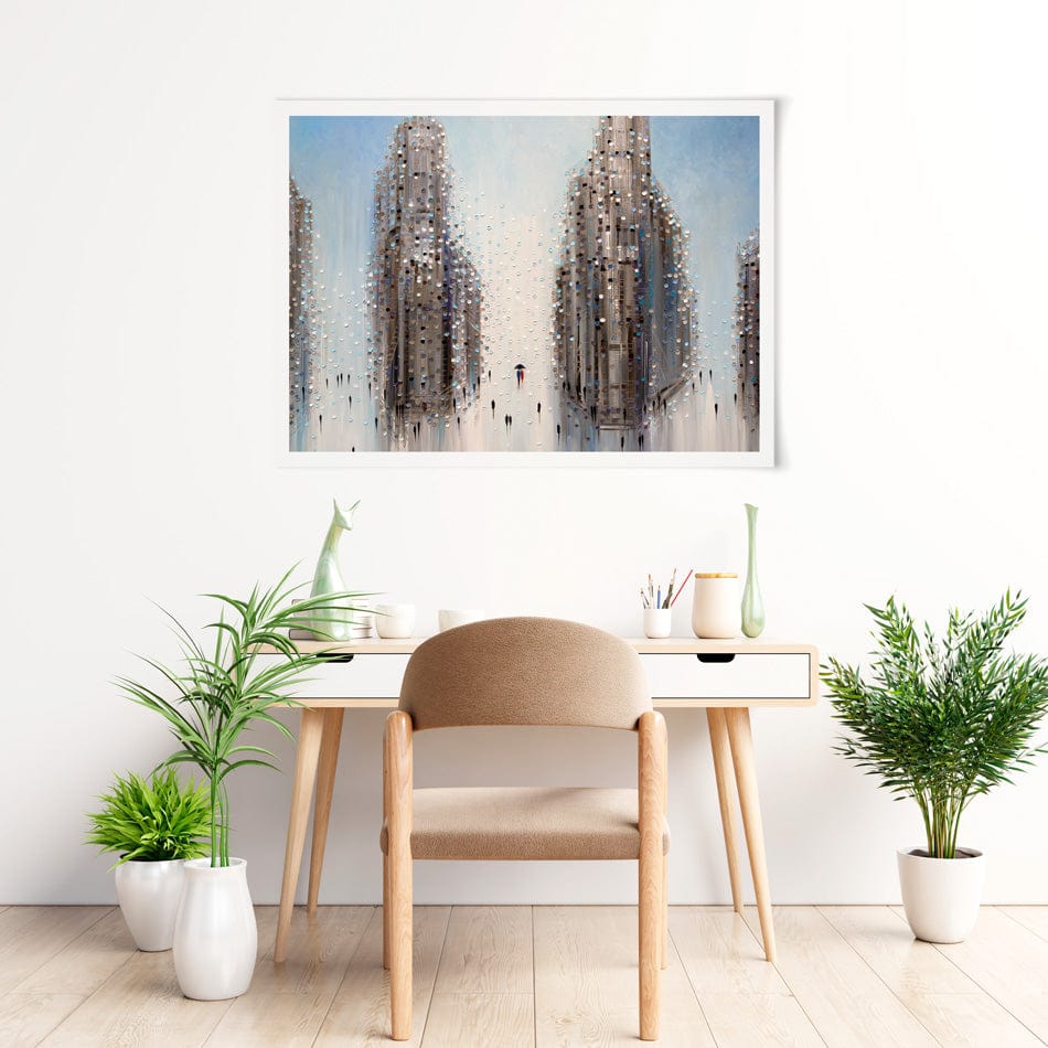 City Mood Art Print wall art product Ekaterina Ermilkina / Independent