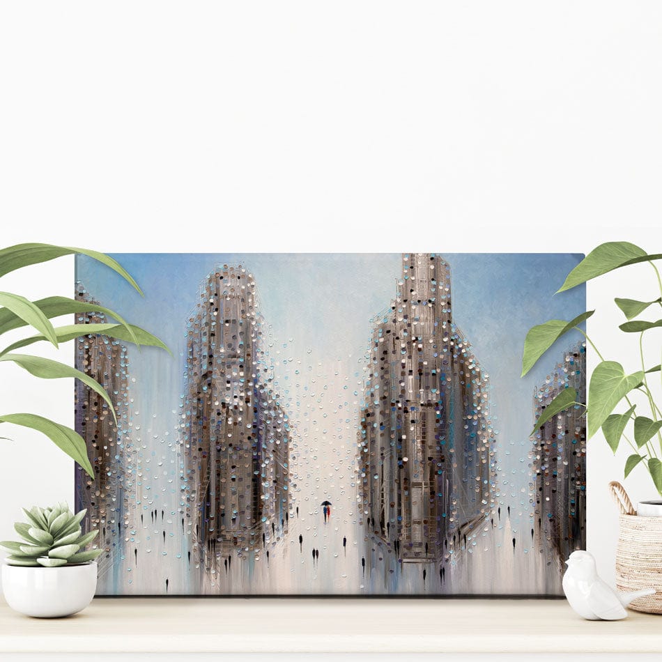City Mood Canvas Print wall art product Ekaterina Ermilkina / Independent