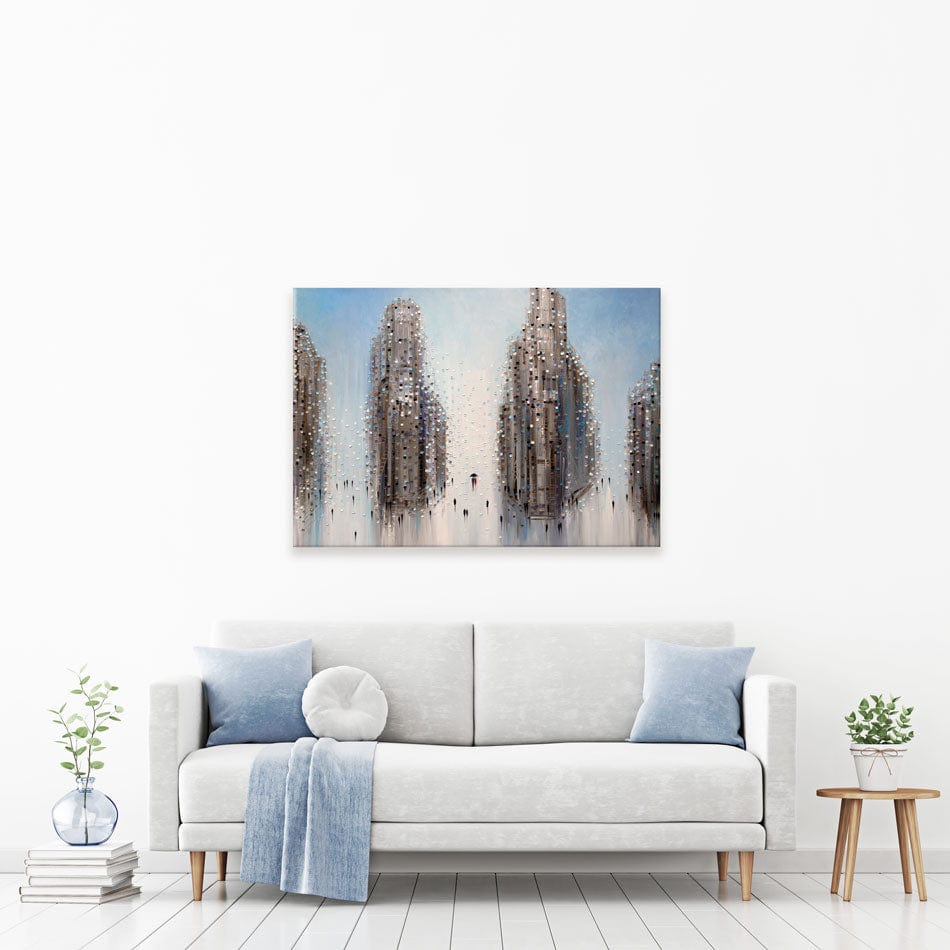 City Mood Canvas Print wall art product Ekaterina Ermilkina / Independent
