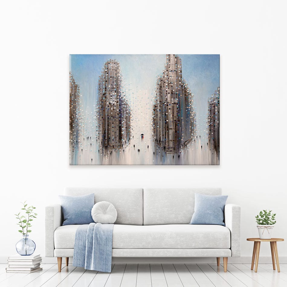 City Mood Canvas Print wall art product Ekaterina Ermilkina / Independent
