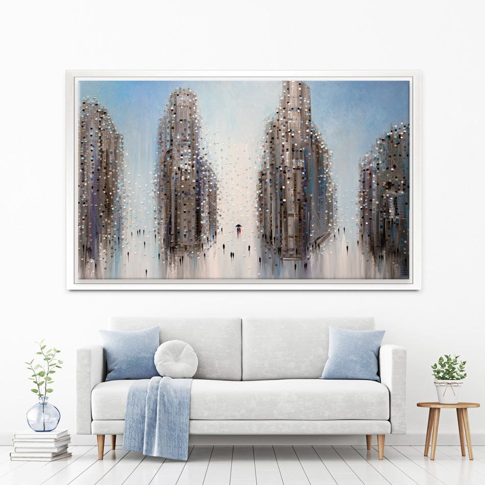 City Mood Canvas Print wall art product Ekaterina Ermilkina / Independent