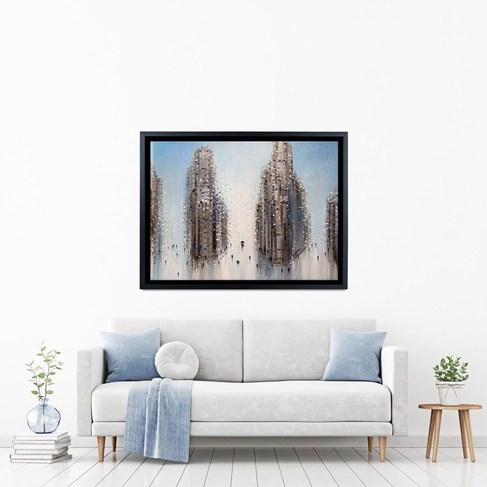 City Mood Canvas Print wall art product Ekaterina Ermilkina / Independent