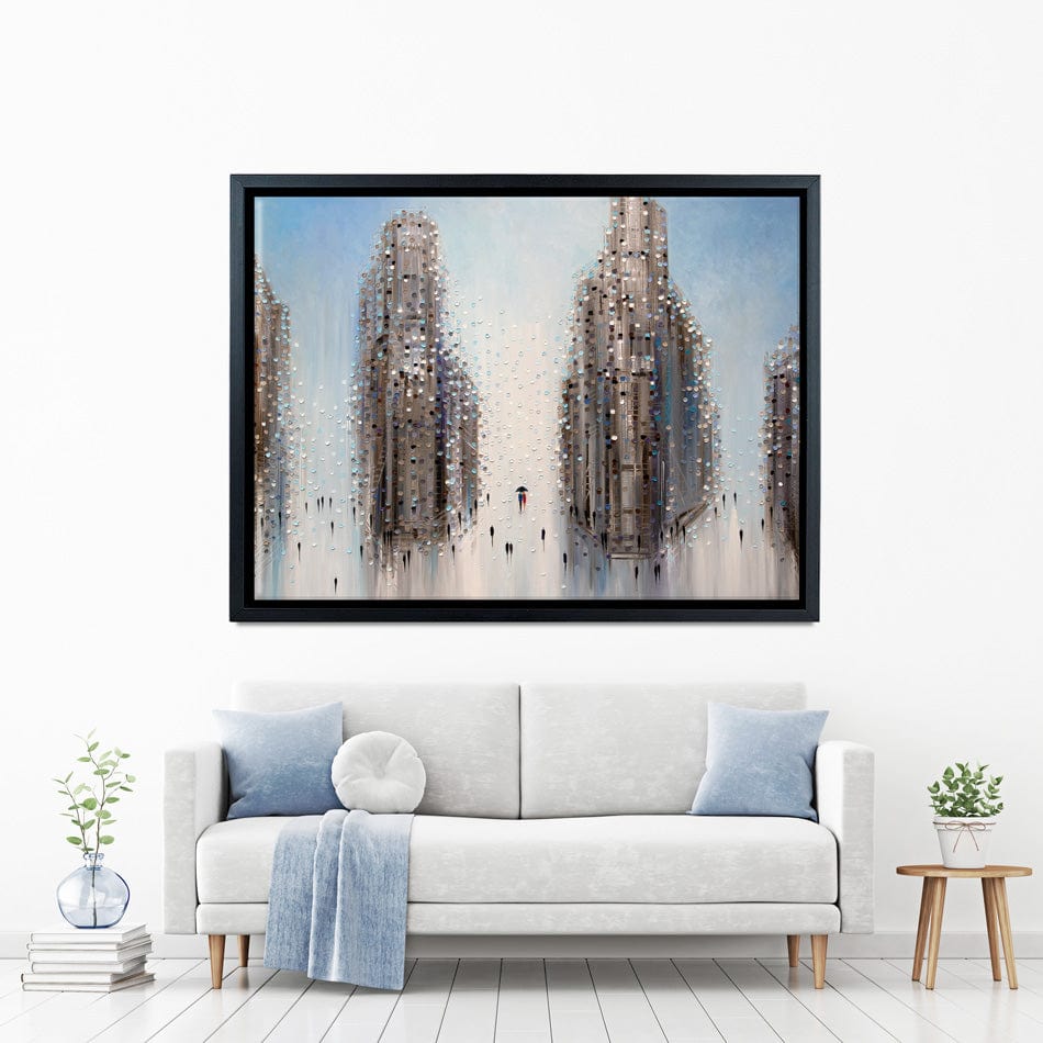City Mood Canvas Print wall art product Ekaterina Ermilkina / Independent