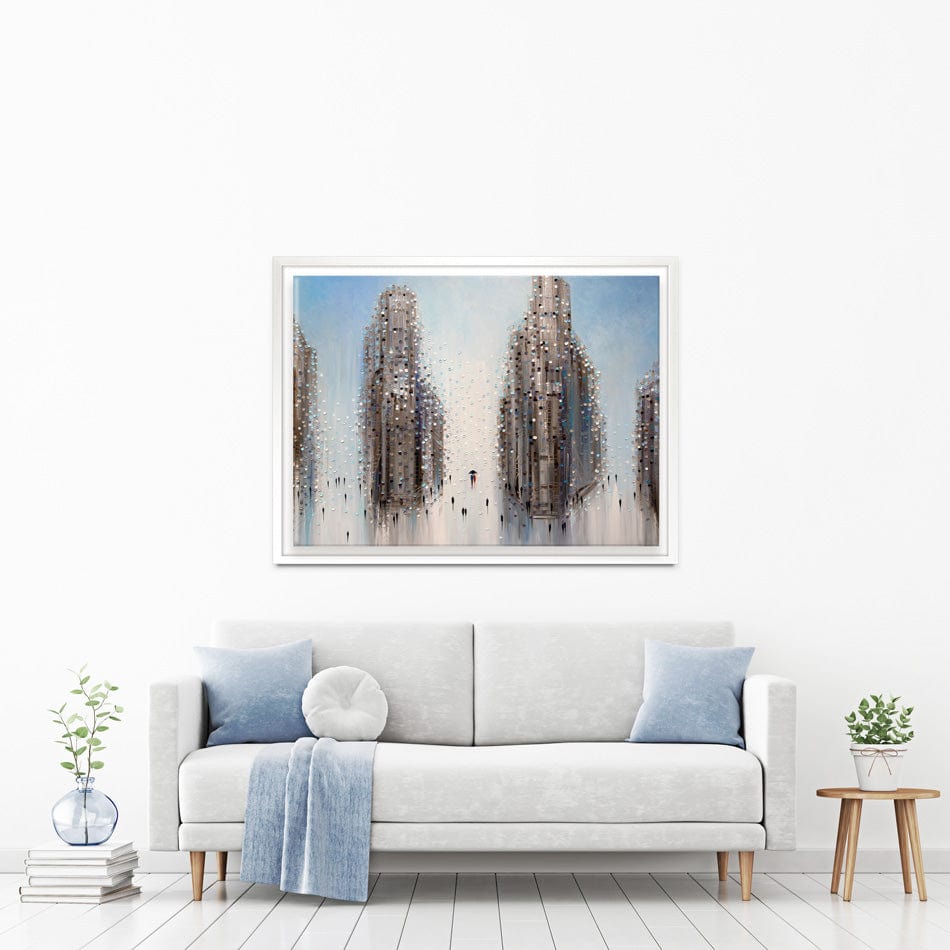City Mood Canvas Print wall art product Ekaterina Ermilkina / Independent