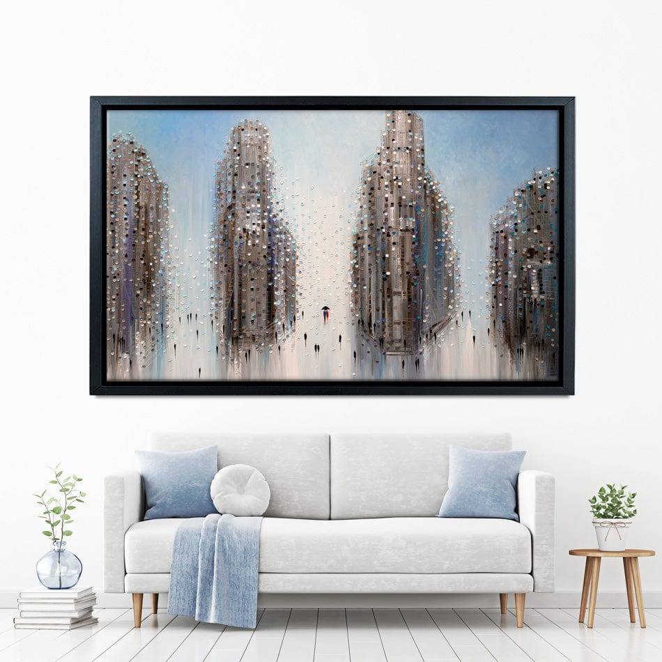 City Mood Canvas Print wall art product Ekaterina Ermilkina / Independent
