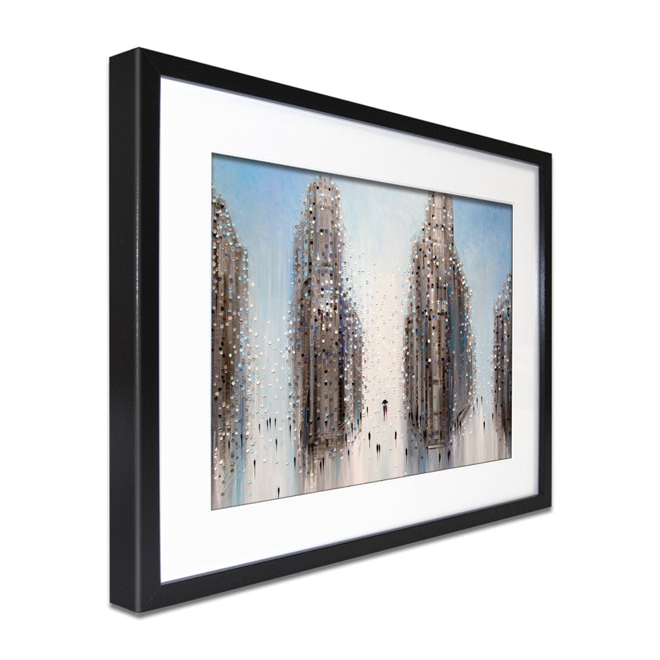 City Mood Framed Art Print wall art product Ekaterina Ermilkina / Independent