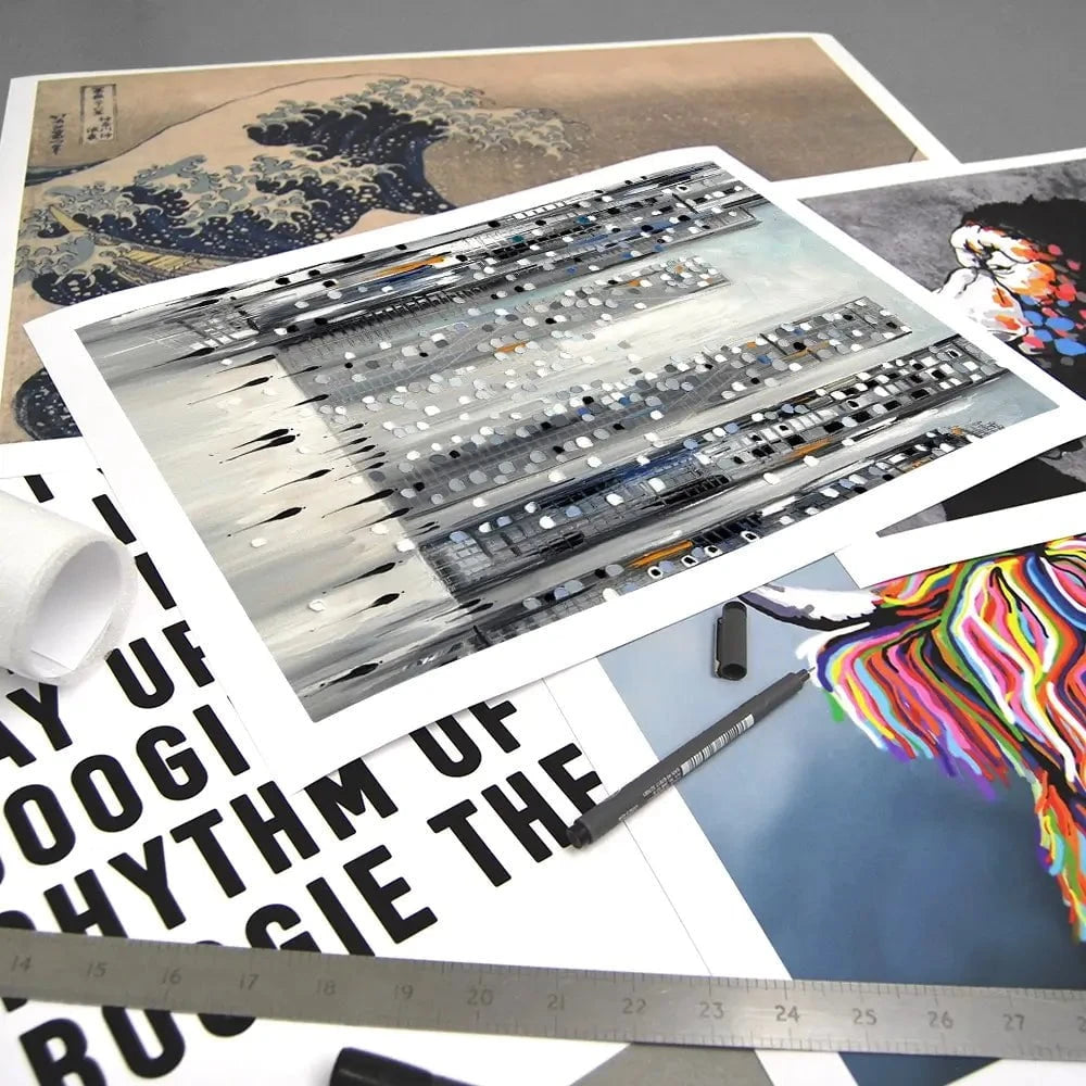 City Reflections Art Print City Reflections Art Print wall art product Ekaterina Ermilkina