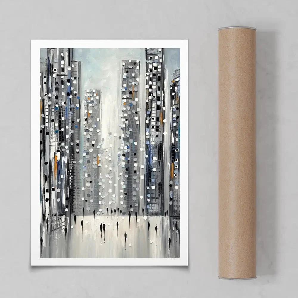 City Reflections Art Print City Reflections Art Print wall art product Ekaterina Ermilkina