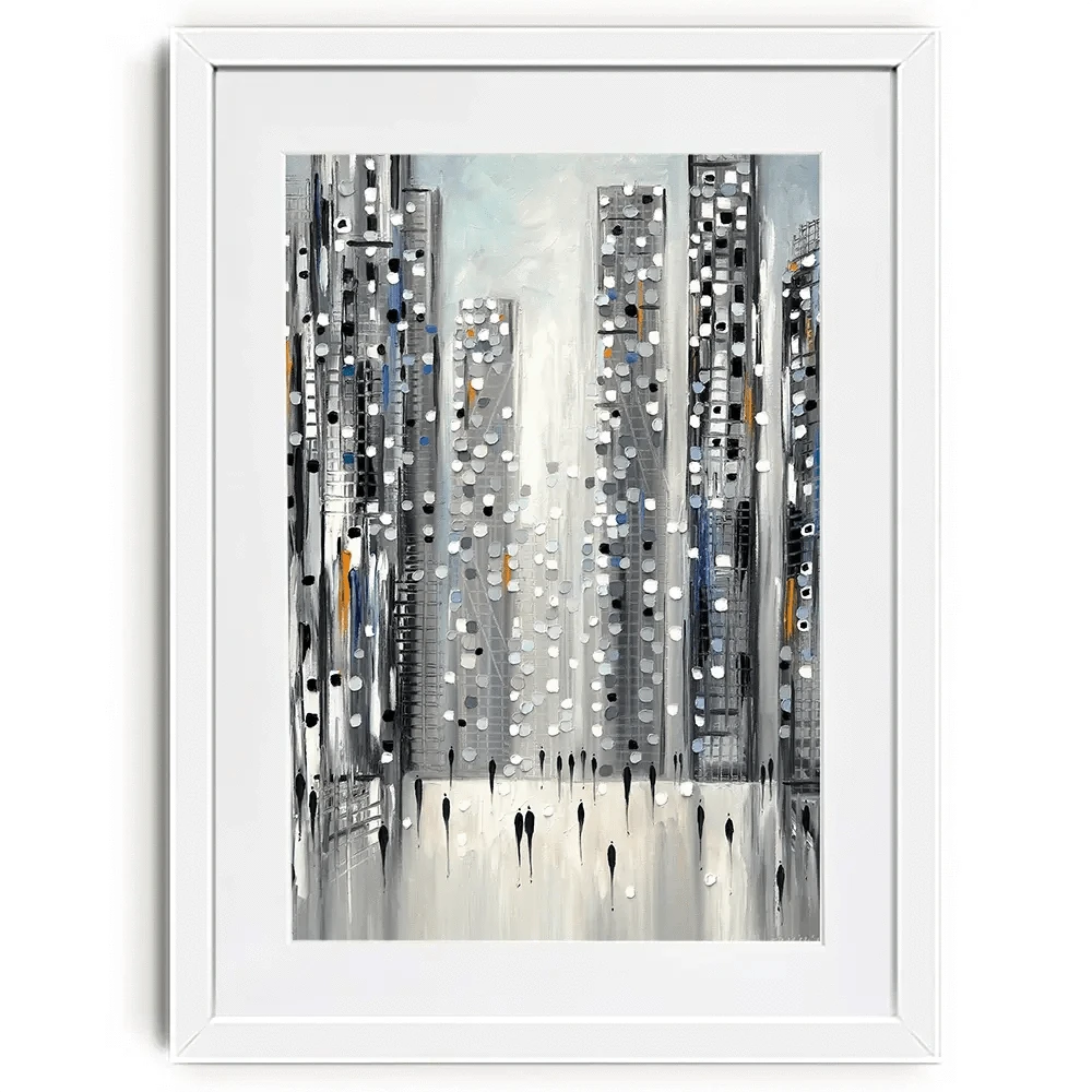 City Reflections Framed Art Print City Reflections Framed Art Print wall art product Ekaterina Ermilkina
