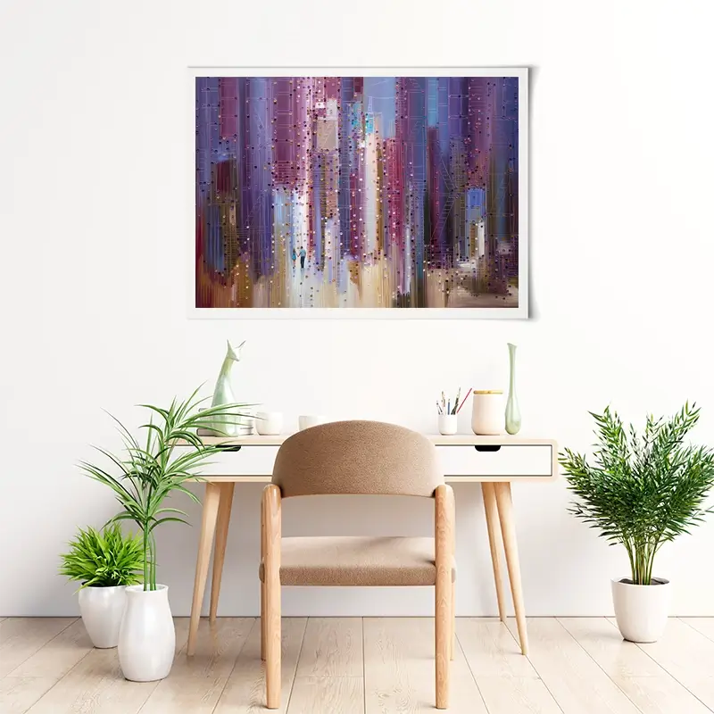 City Romance Art Print City Romance Art Print wall art product Ekaterina Ermilkina