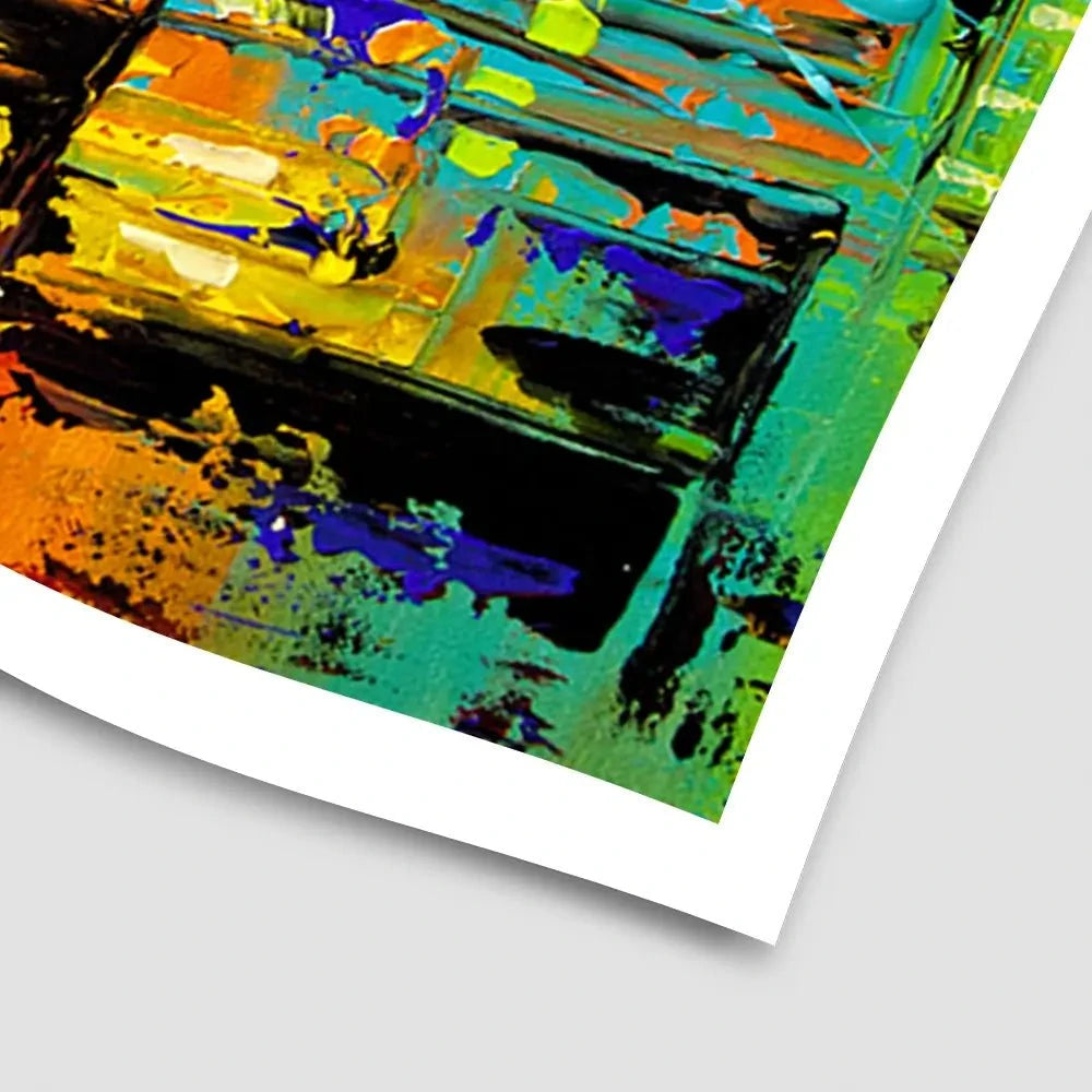 City Rush Art Print City Rush Art Print wall art product Osnat Tzadok