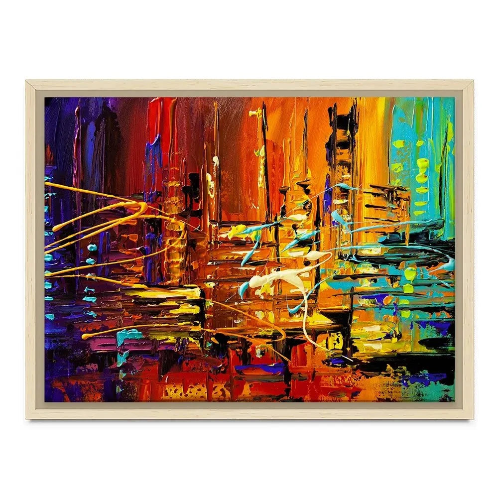 City Rush Canvas Print City Rush Canvas Print wall art product Osnat Tzadok