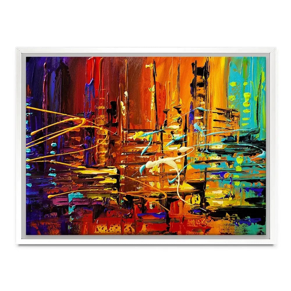 City Rush Canvas Print City Rush Canvas Print wall art product Osnat Tzadok
