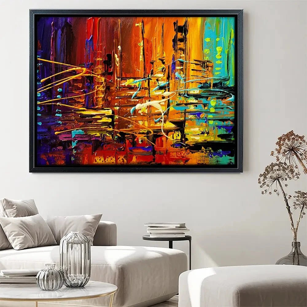 City Rush Canvas Print City Rush Canvas Print wall art product Osnat Tzadok