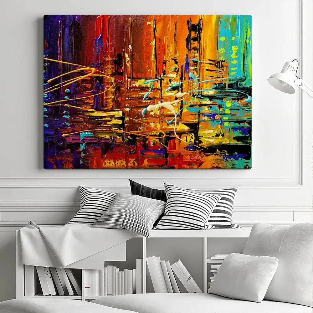 City Rush Canvas Print City Rush Canvas Print wall art product Osnat Tzadok