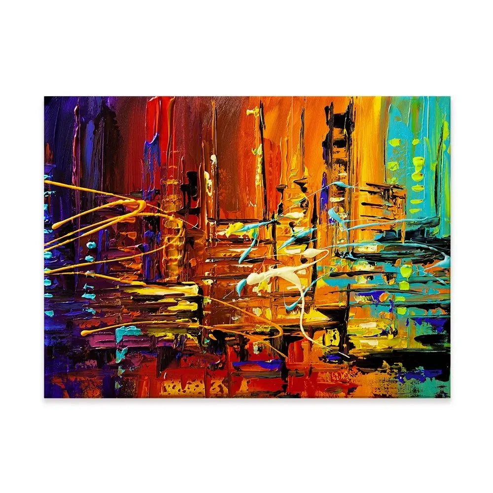 City Rush Canvas Print City Rush Canvas Print wall art product Osnat Tzadok