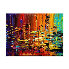 City Rush Canvas Print City Rush Canvas Print wall art product Osnat Tzadok