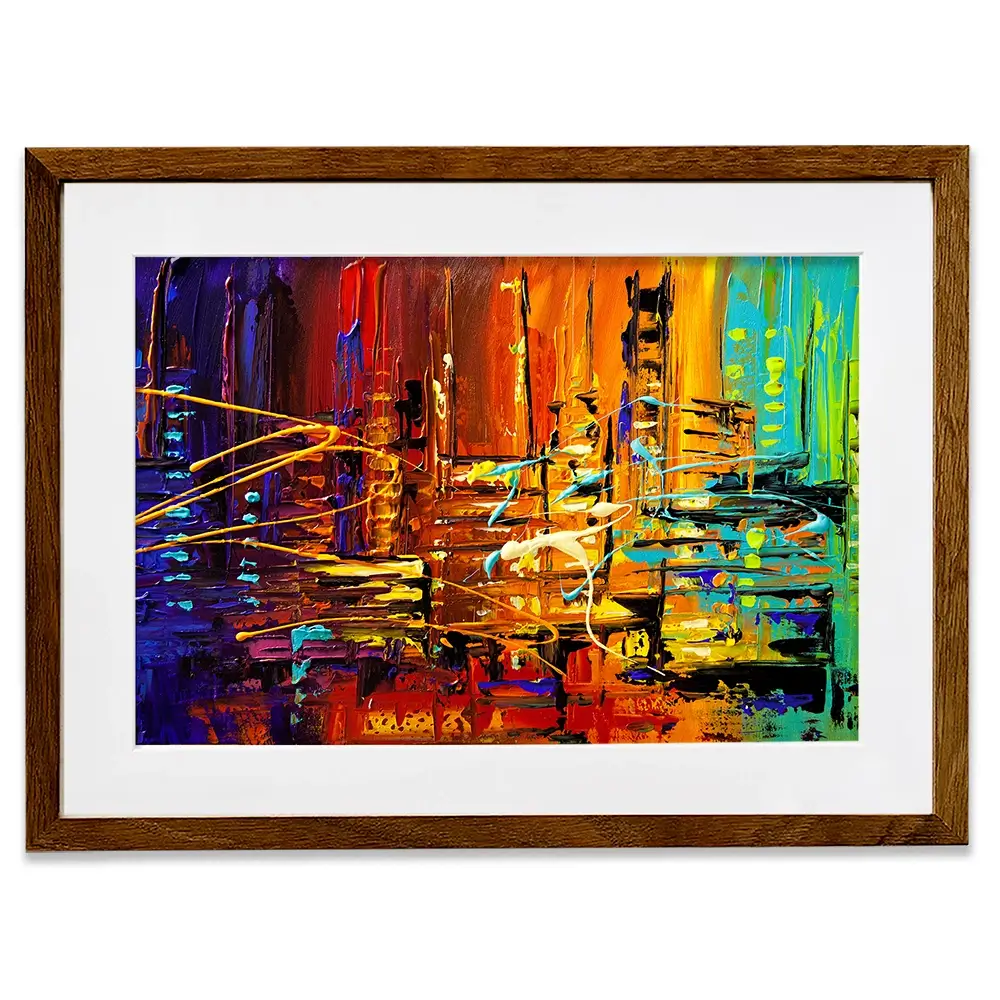 City Rush Framed Art Print City Rush Framed Art Print wall art product Osnat Tzadok