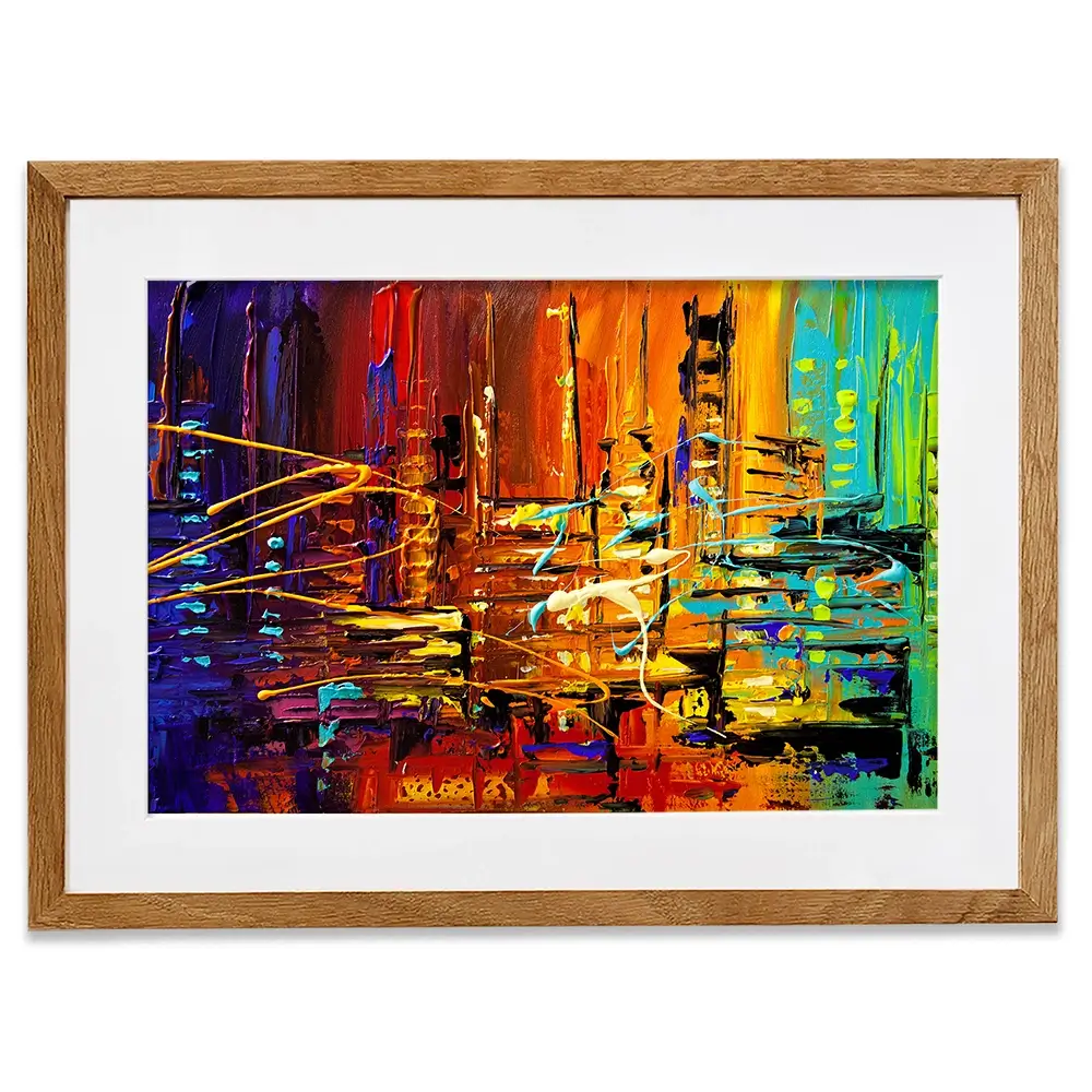 City Rush Framed Art Print City Rush Framed Art Print wall art product Osnat Tzadok