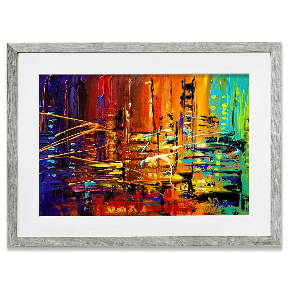 City Rush Framed Art Print City Rush Framed Art Print wall art product Osnat Tzadok