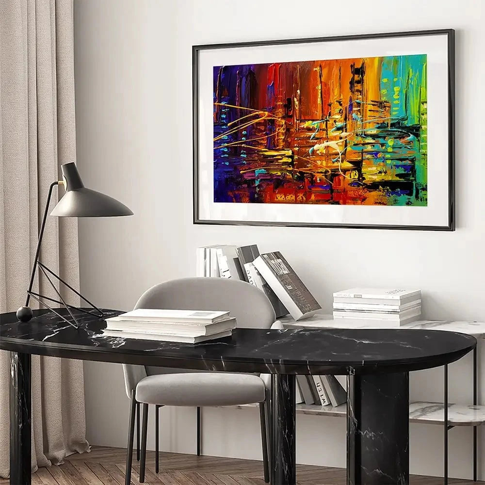 City Rush Framed Art Print City Rush Framed Art Print wall art product Osnat Tzadok