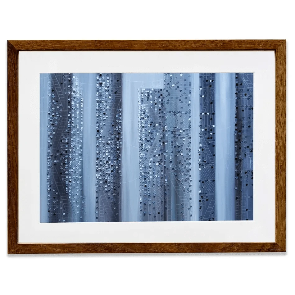 City Shades Of Mind Framed Art Print City Shades Of Mind Framed Art Print wall art product Ekaterina Ermilkina