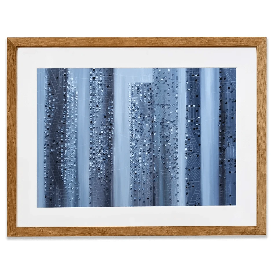 City Shades Of Mind Framed Art Print City Shades Of Mind Framed Art Print wall art product Ekaterina Ermilkina