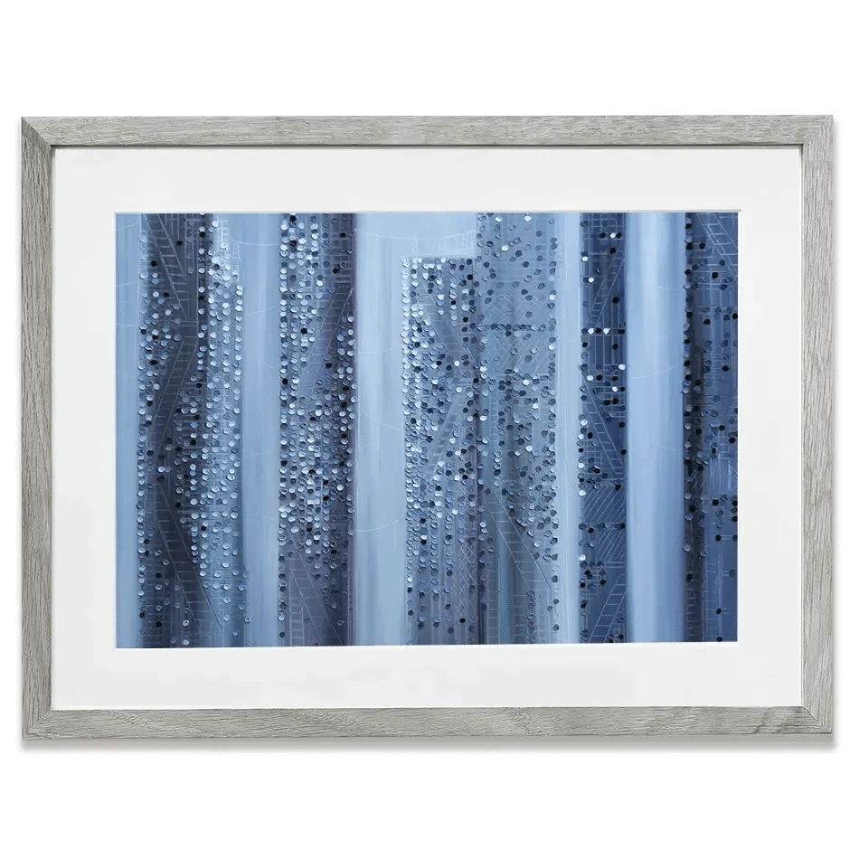 City Shades Of Mind Framed Art Print City Shades Of Mind Framed Art Print wall art product Ekaterina Ermilkina