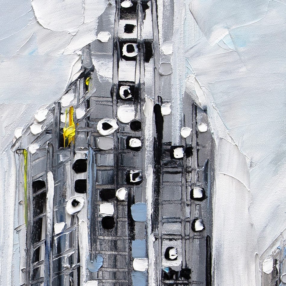 City Street Scene Art Print wall art product Ekaterina Ermilkina / Independent