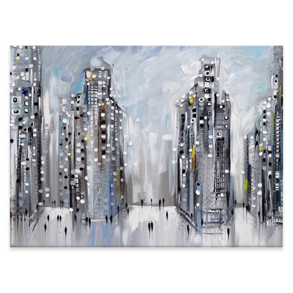 City Street Scene Canvas Print wall art product Ekaterina Ermilkina / Independent