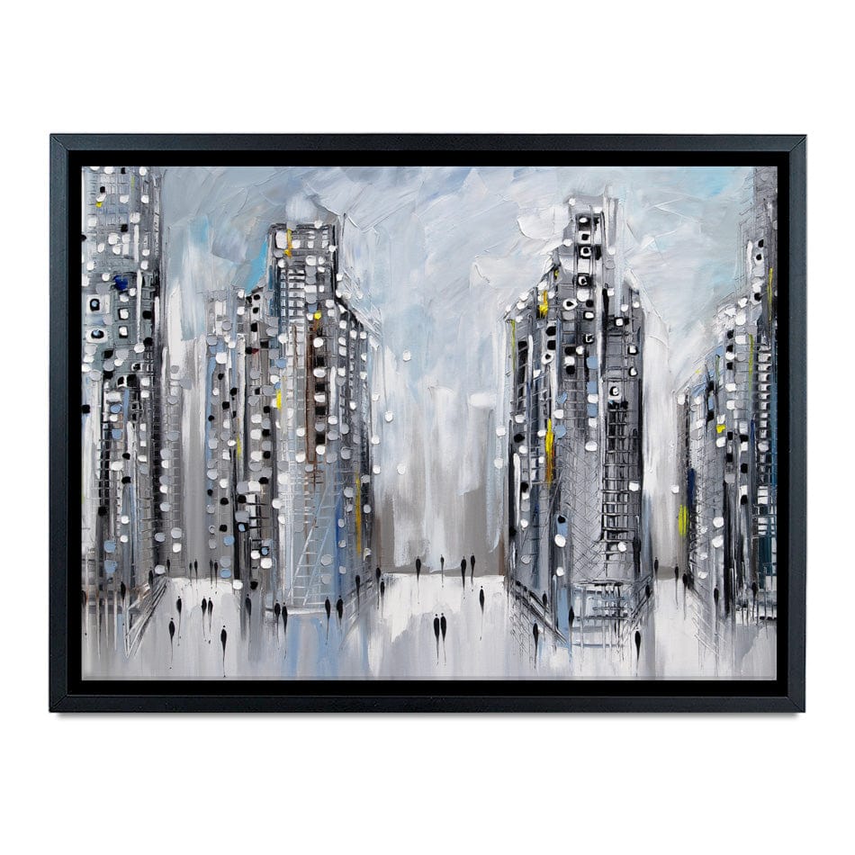 City Street Scene Canvas Print wall art product Ekaterina Ermilkina / Independent
