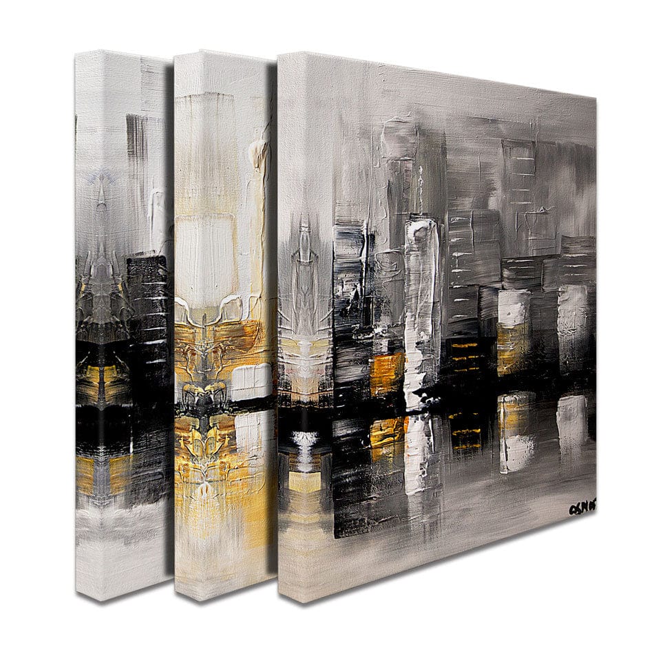 City View Trio Canvas Print wall art product Osnat Tzadok