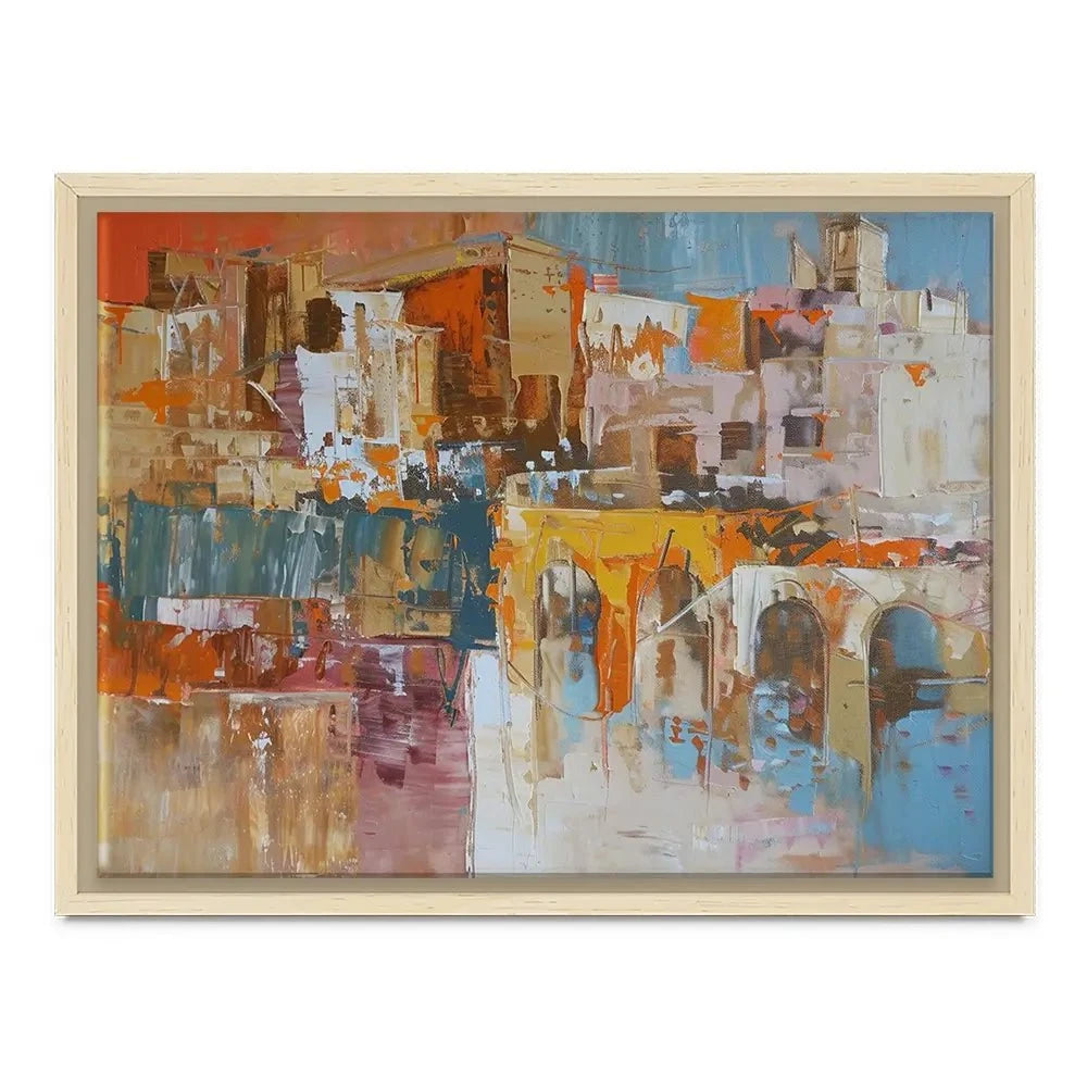 Cityscape View Canvas Print Cityscape View Canvas Print wall art product Elena Avanesova