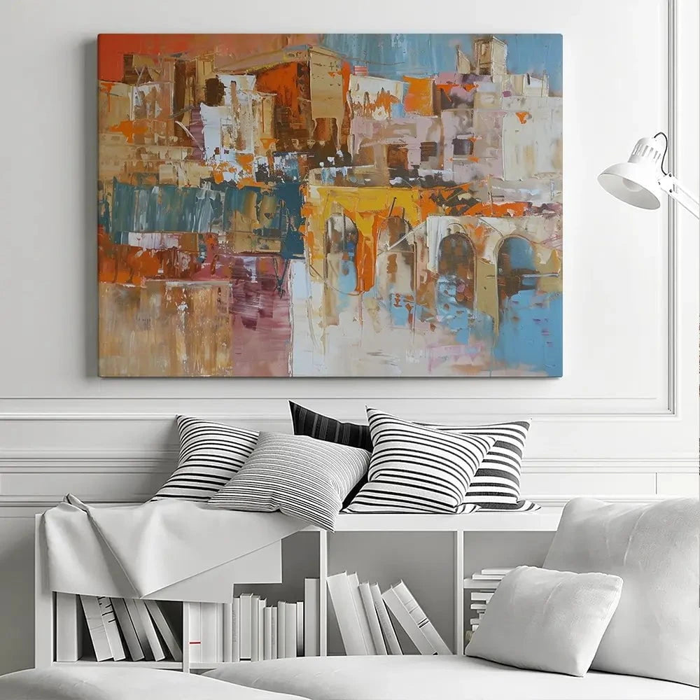 Cityscape View Canvas Print Cityscape View Canvas Print wall art product Elena Avanesova