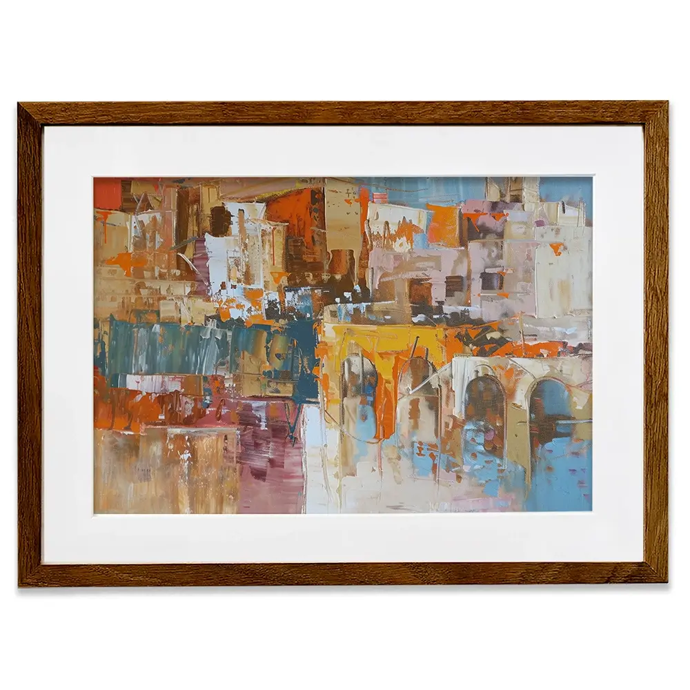 Cityscape View Framed Art Print Cityscape View Framed Art Print wall art product Elena Avanesova