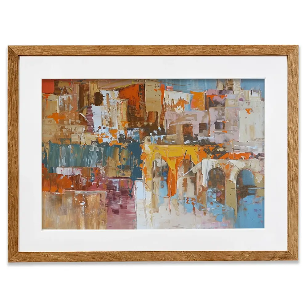 Cityscape View Framed Art Print Cityscape View Framed Art Print wall art product Elena Avanesova