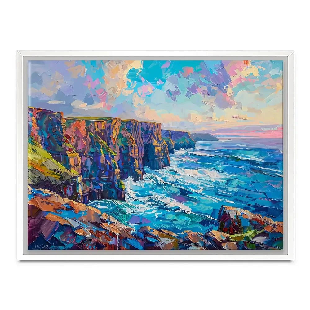 Cliffs Canvas Print Cliffs Canvas Print wall art product LSR Design Studio - Independent