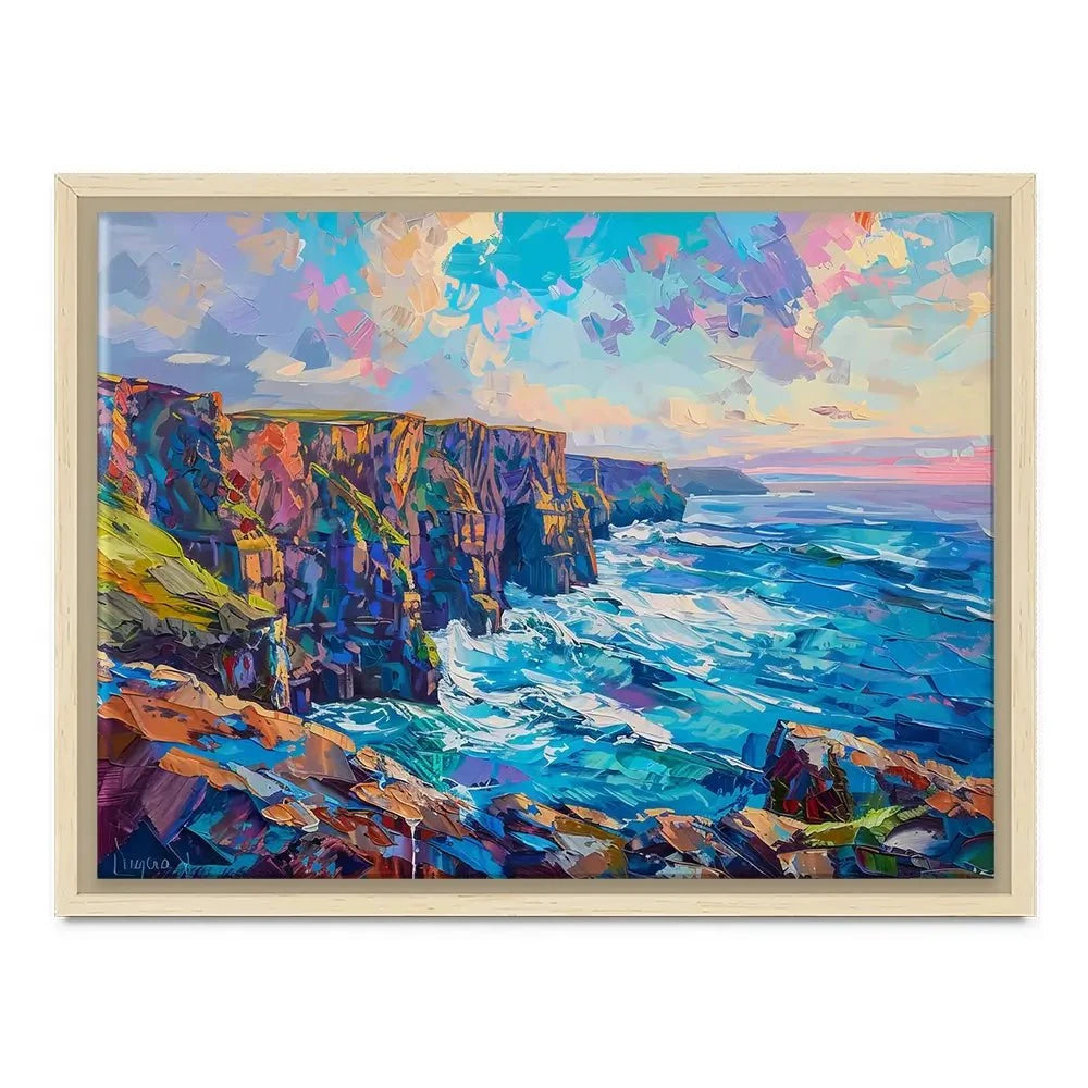 Cliffs Canvas Print Cliffs Canvas Print wall art product LSR Design Studio - Independent