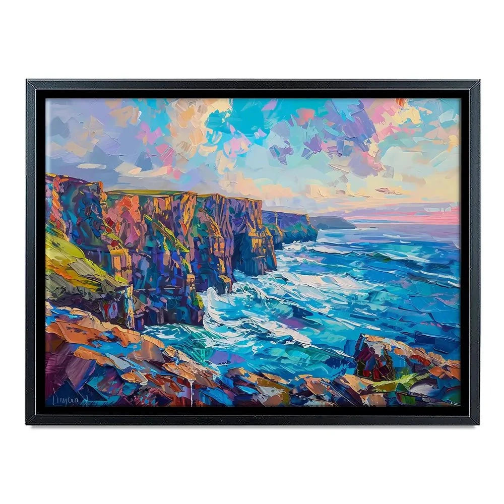 Cliffs Canvas Print Cliffs Canvas Print wall art product LSR Design Studio - Independent